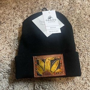 Beanie with Leather Patch